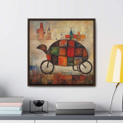 Turtle 6, Gallery Canvas Wraps, Square Frame