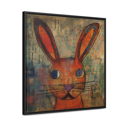 Rabbit 35, Gallery Canvas Wraps, Square Frame