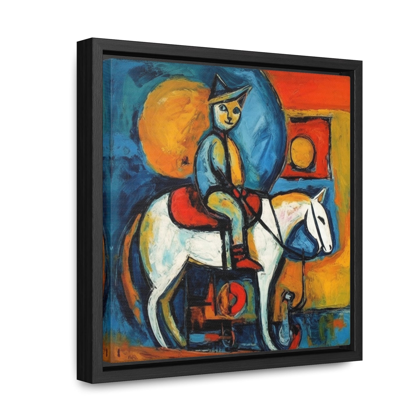 Cat 110, Gallery Canvas Wraps, Square Frame