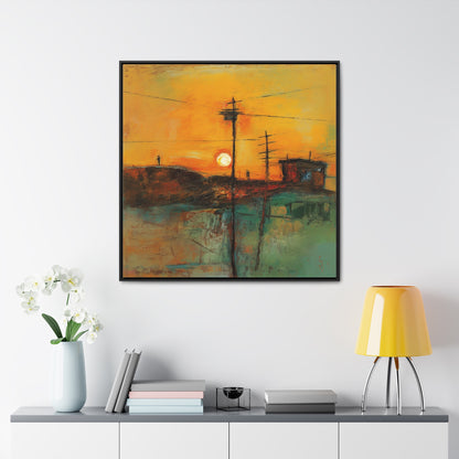 Land of the Sun 54, Valentinii, Gallery Canvas Wraps, Square Frame