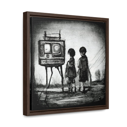 Childhood Wave 7, Valentinii, Gallery Canvas Wraps, Square Frame