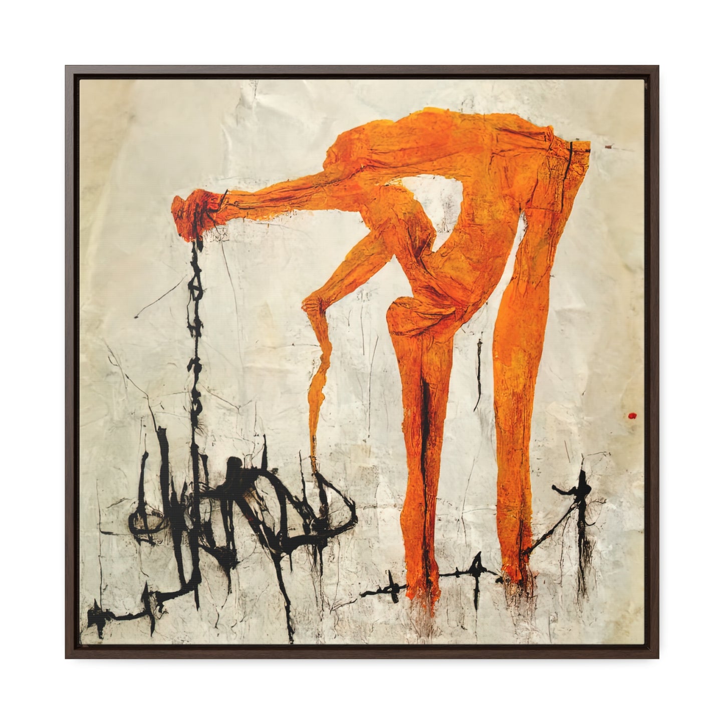 Feet and Drama 19, Valentinii, Gallery Canvas Wraps, Square Frame