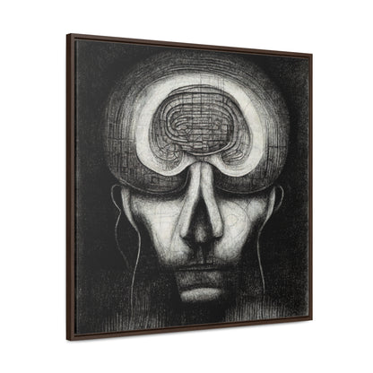 Brain 57, Valentinii, Gallery Canvas Wraps, Square Frame