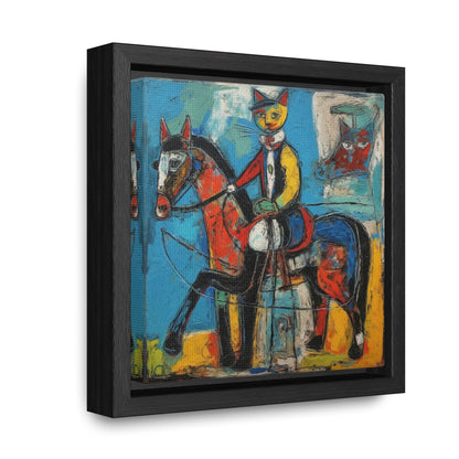 Cat 129, Gallery Canvas Wraps, Square Frame