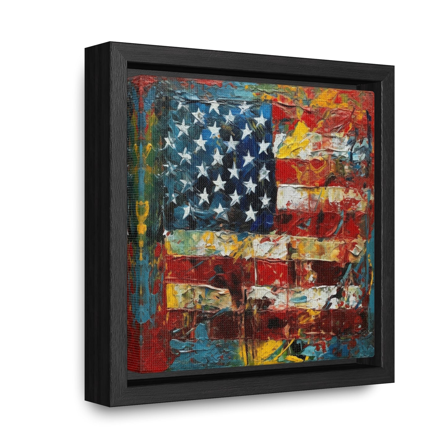 USA 14, Gallery Canvas Wraps, Square Frame