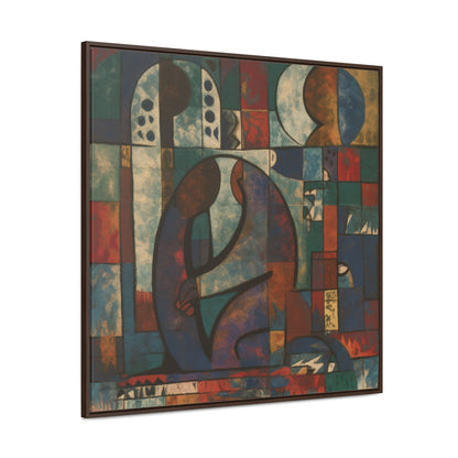 Sad Man 11, Valentinii, Gallery Canvas Wraps, Square Frame