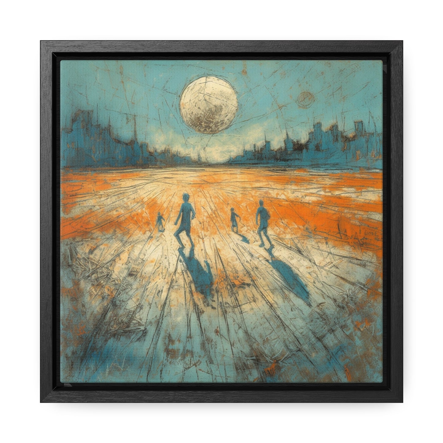 Childhood 18, Gallery Canvas Wraps, Square Frame