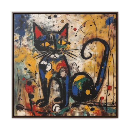 Cat 114, Gallery Canvas Wraps, Square Frame