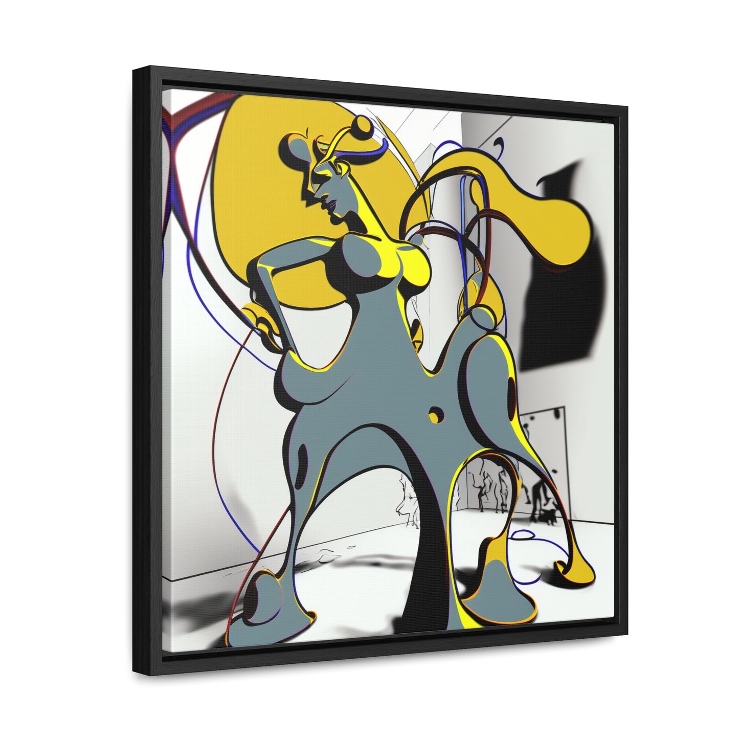 Naivia 3, Gallery Canvas Wraps, Square Frame