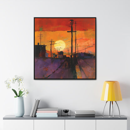 Land of the Sun 68, Valentinii, Gallery Canvas Wraps, Square Frame