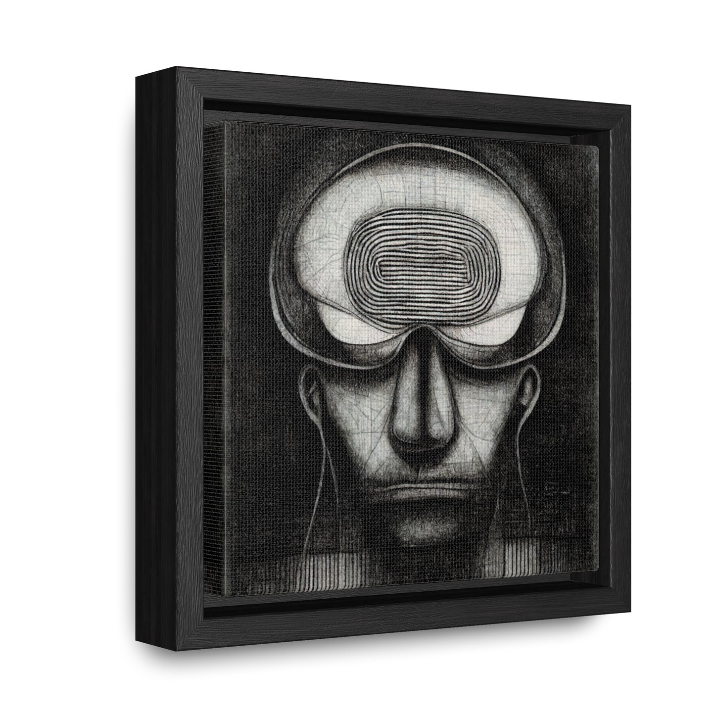 Brain 61, Valentinii, Gallery Canvas Wraps, Square Frame