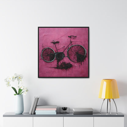 Bicycle 4, Valentinii, Gallery Canvas Wraps, Square Frame