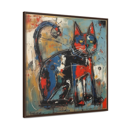 Cat 87, Gallery Canvas Wraps, Square Frame