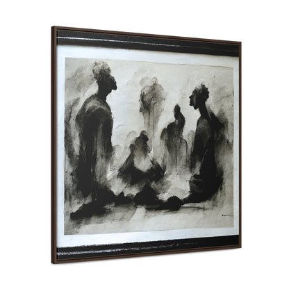 Palaeolithic Prayer 3, Valentinii, Gallery Canvas Wraps, Square Frame