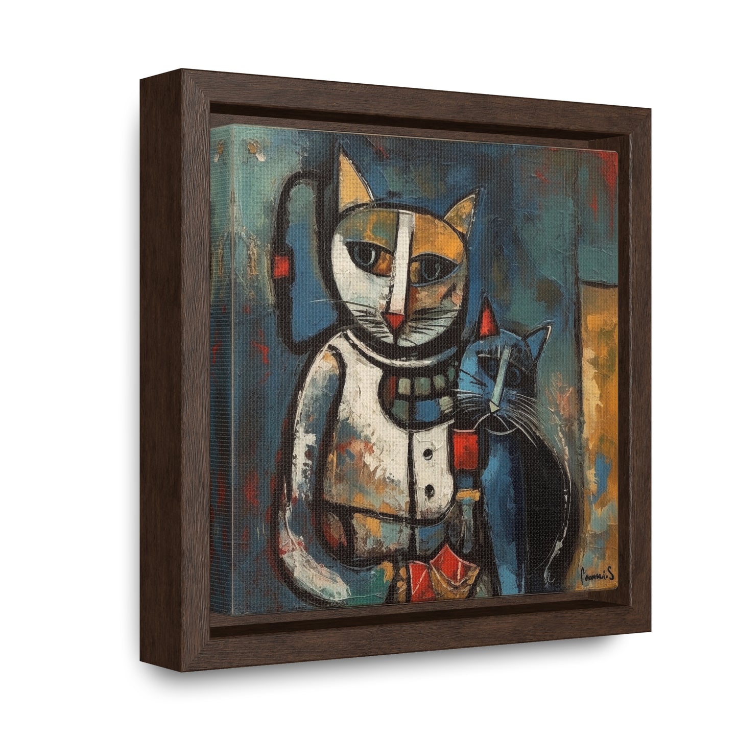 Cat 29, Gallery Canvas Wraps, Square Frame