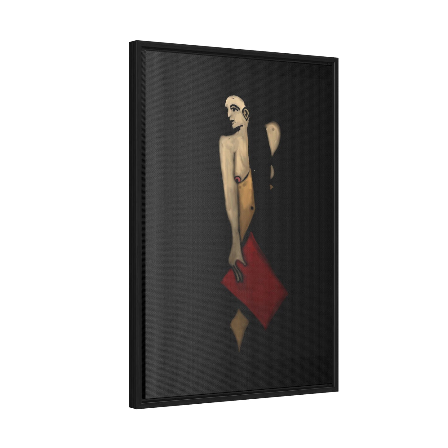 The Shadow Woman, Original Eduard Pavel, Gallery Canvas Wraps, Vertical Frame