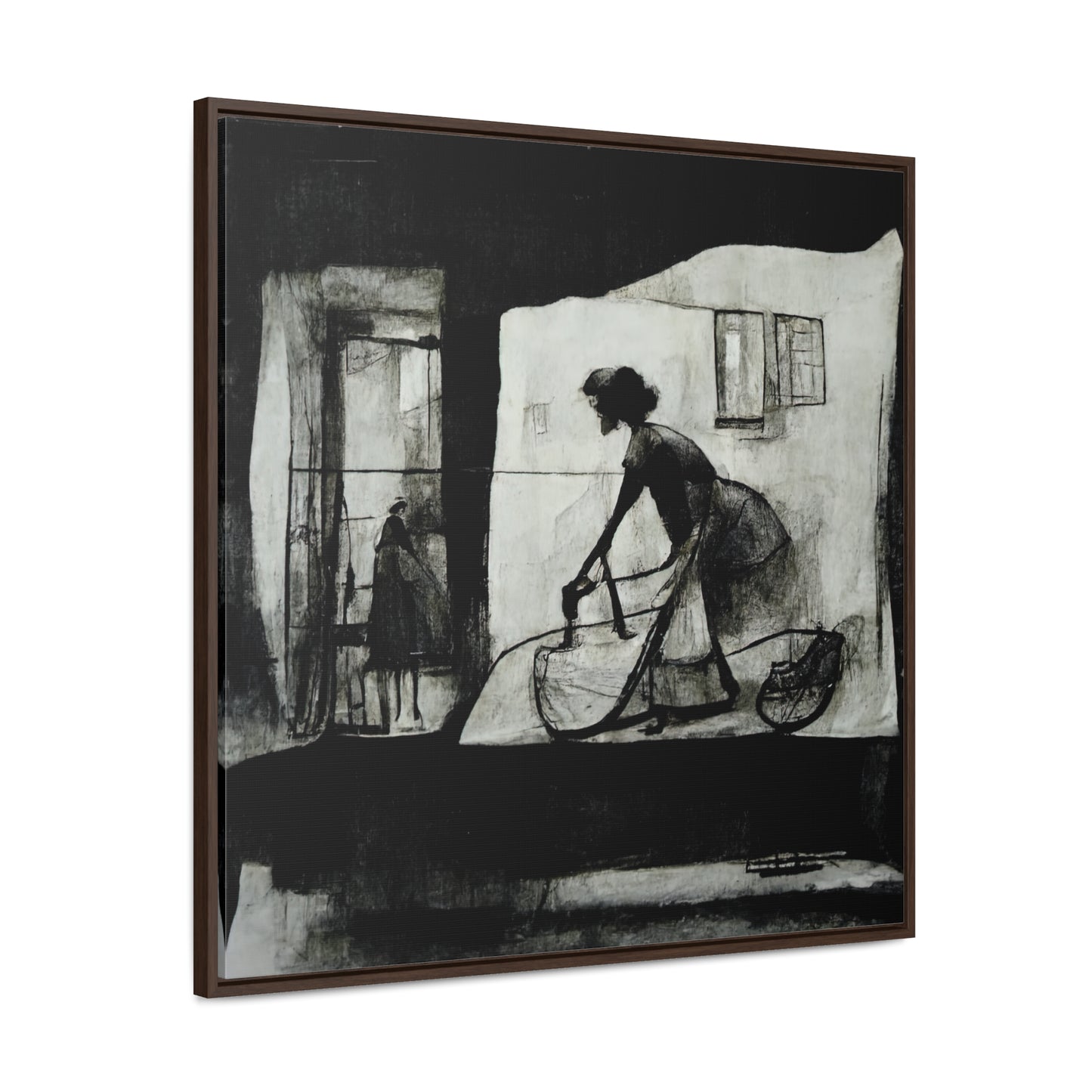 Domestic Memories 36, Valentinii, Gallery Canvas Wraps, Square Frame