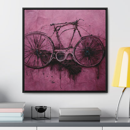 Bicycle 6, Valentinii, Gallery Canvas Wraps, Square Frame