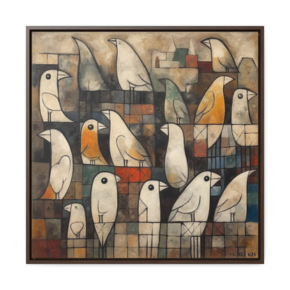 Bird 13, Gallery Canvas Wraps, Square Frame