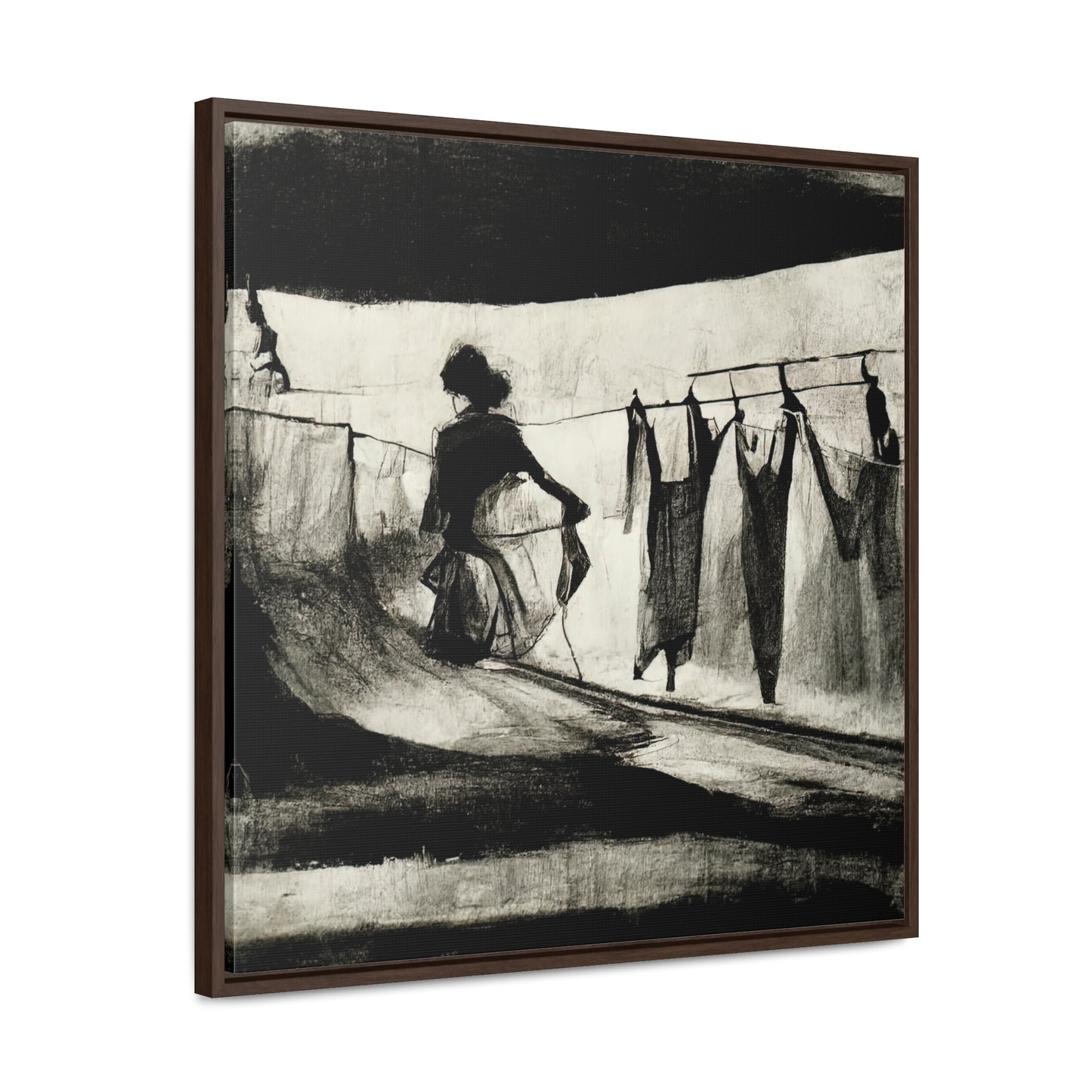 Domestic Memories 12, Valentinii, Gallery Canvas Wraps, Square Frame