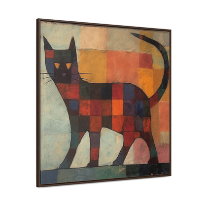 Cat 18, Gallery Canvas Wraps, Square Frame