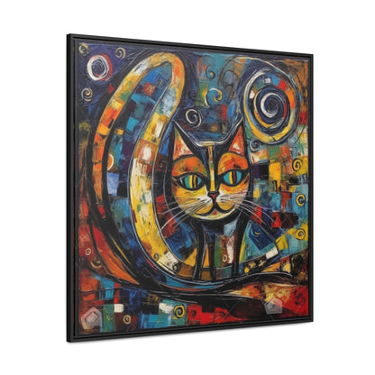 Cat 120, Gallery Canvas Wraps, Square Frame