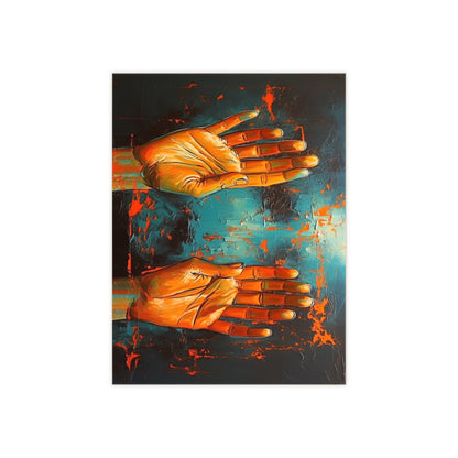 Hands 82, Ceramic Photo Tile