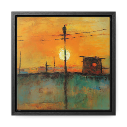 Land of the Sun 50, Valentinii, Gallery Canvas Wraps, Square Frame