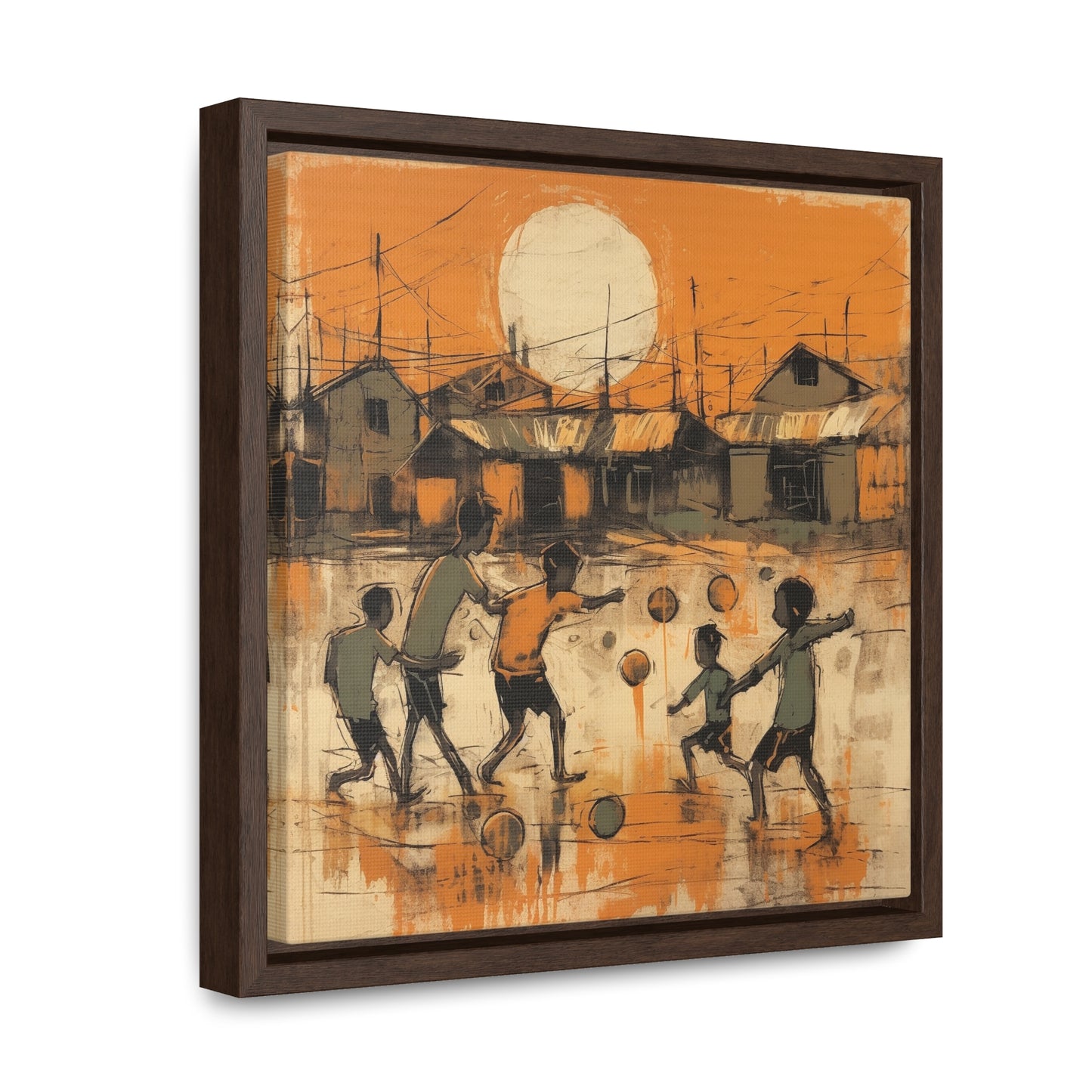 Childhood 22, Gallery Canvas Wraps, Square Frame