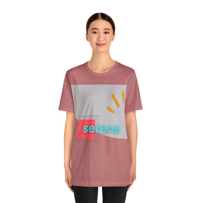 Serene, Unisex Jersey Short Sleeve Tee