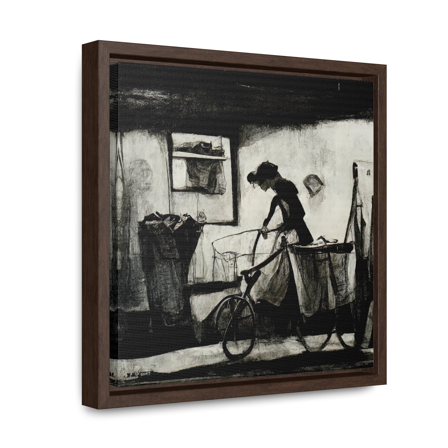 Domestic Memories 28, Valentinii, Gallery Canvas Wraps, Square Frame