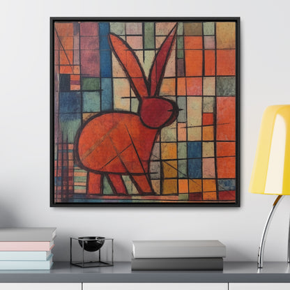 Rabbit 38, Gallery Canvas Wraps, Square Frame