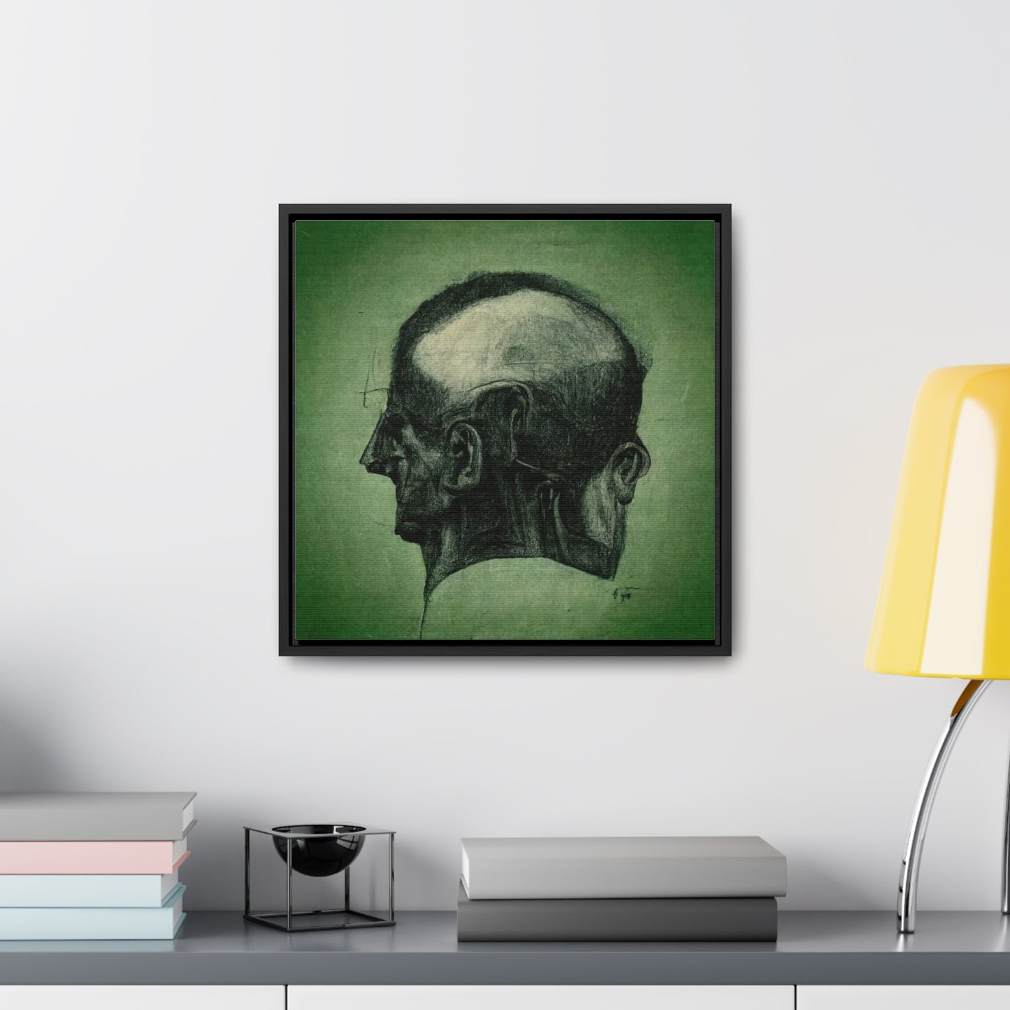 Heads 16, Valentinii, Gallery Canvas Wraps, Square Frame