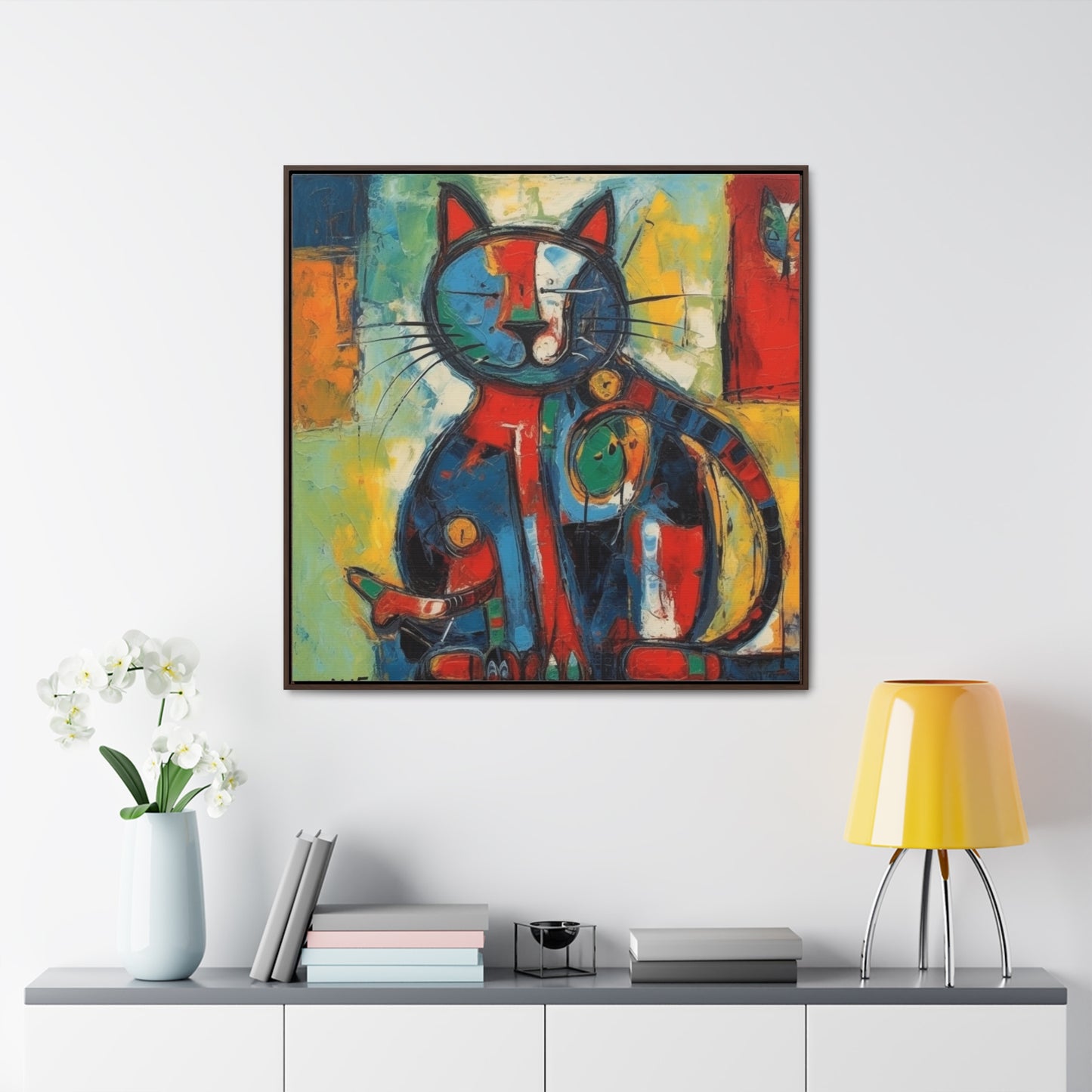 Cat 67, Gallery Canvas Wraps, Square Frame