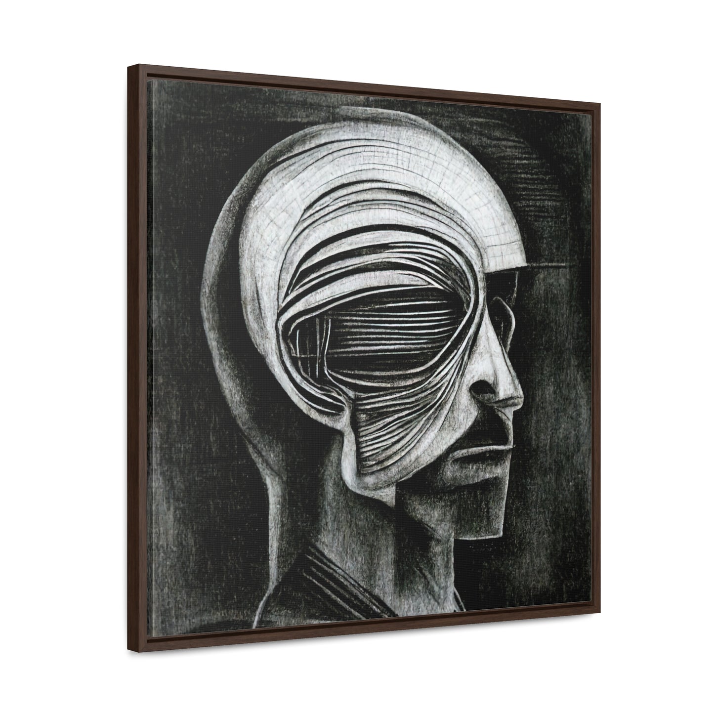 Brain 29, Valentinii, Gallery Canvas Wraps, Square Frame