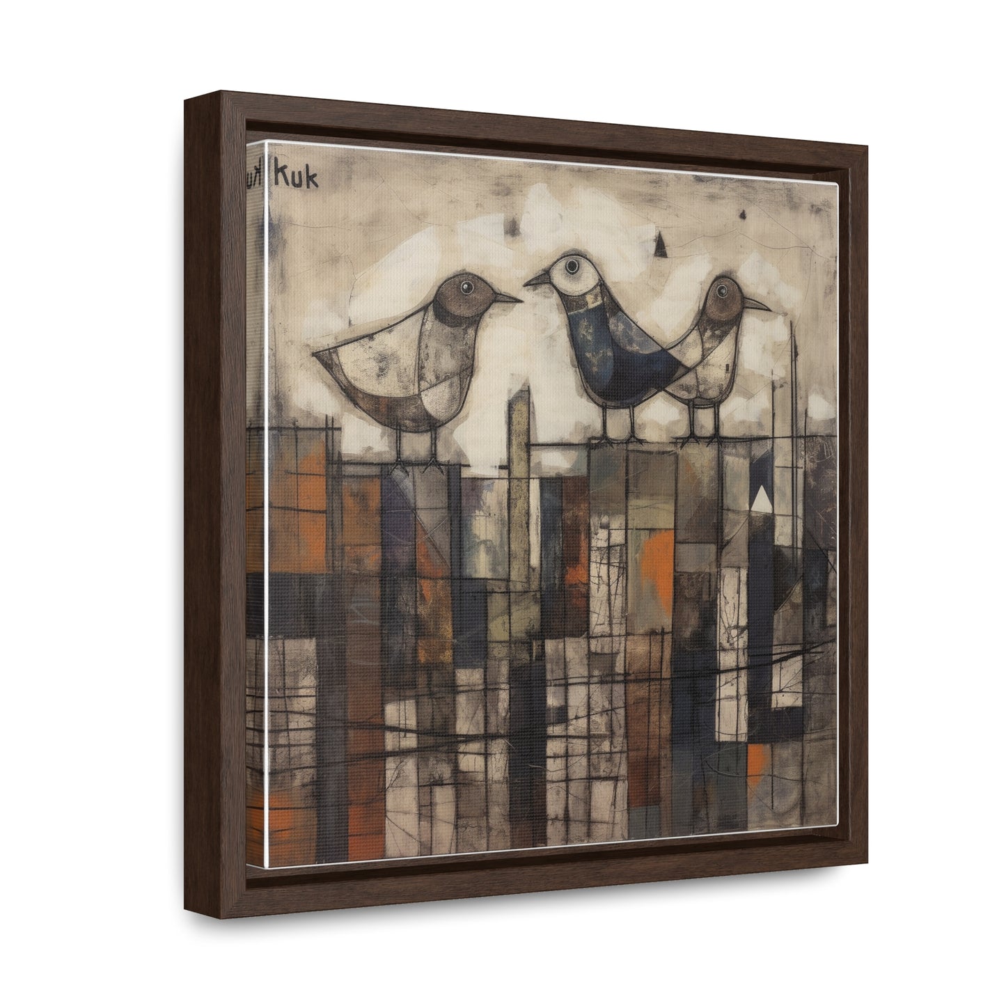 Bird 39, Gallery Canvas Wraps, Square Frame