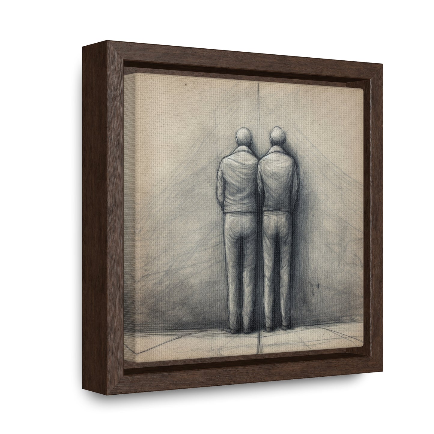 The Courage of Vulnerability 5, Gallery Canvas Wraps, Square Frame