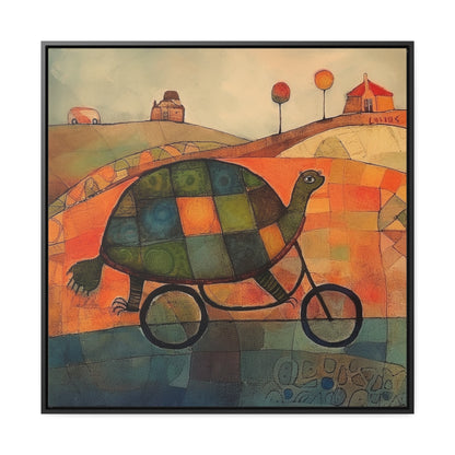 Turtle 13, Gallery Canvas Wraps, Square Frame