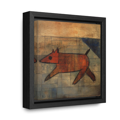 V Dog 12, Gallery Canvas Wraps, Square Frame