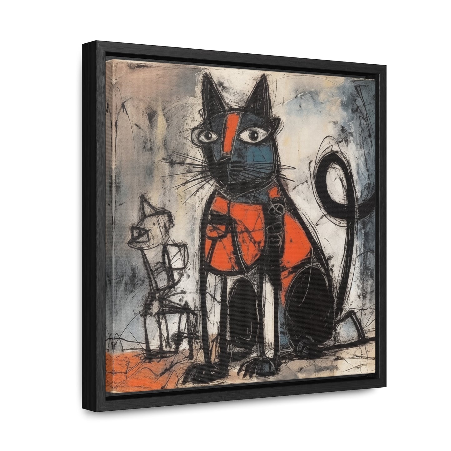 Cat 32, Gallery Canvas Wraps, Square Frame