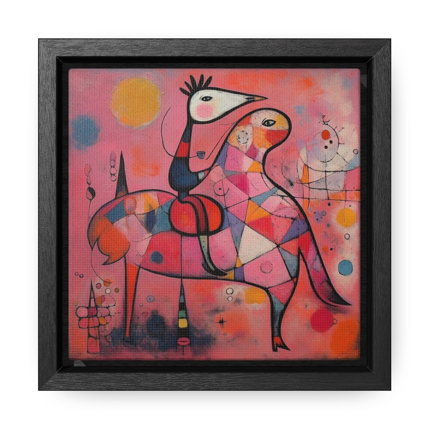 The Dreams of the Child 41, Gallery Canvas Wraps, Square Frame