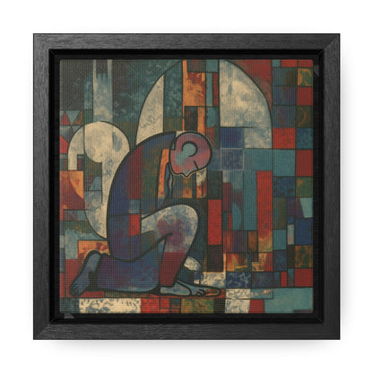 Sad Man 12, Valentinii, Gallery Canvas Wraps, Square Frame