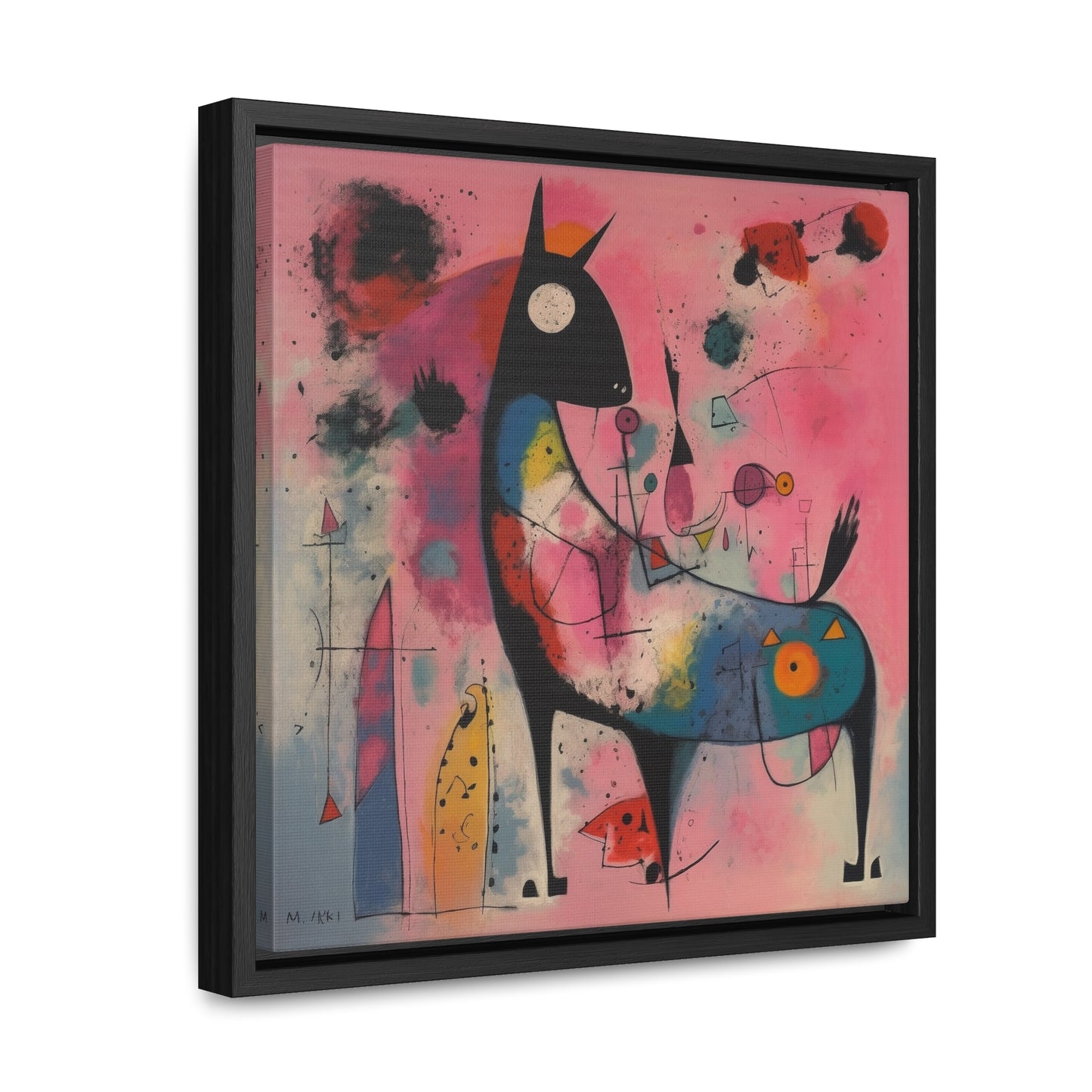 The Dreams of the Child 64, Gallery Canvas Wraps, Square Frame