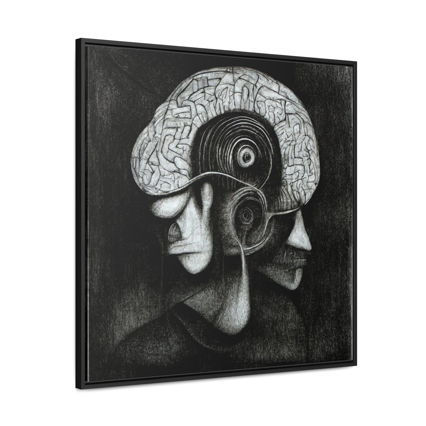 Brain 6, Valentinii, Gallery Canvas Wraps, Square Frame