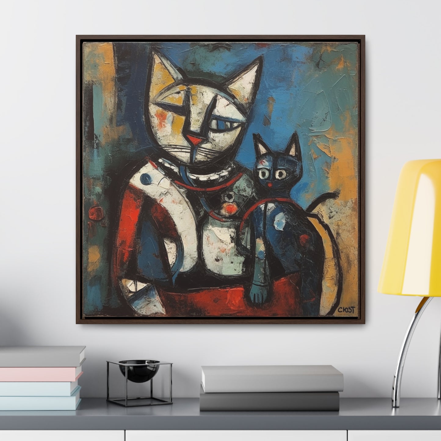 Cat 83, Gallery Canvas Wraps, Square Frame