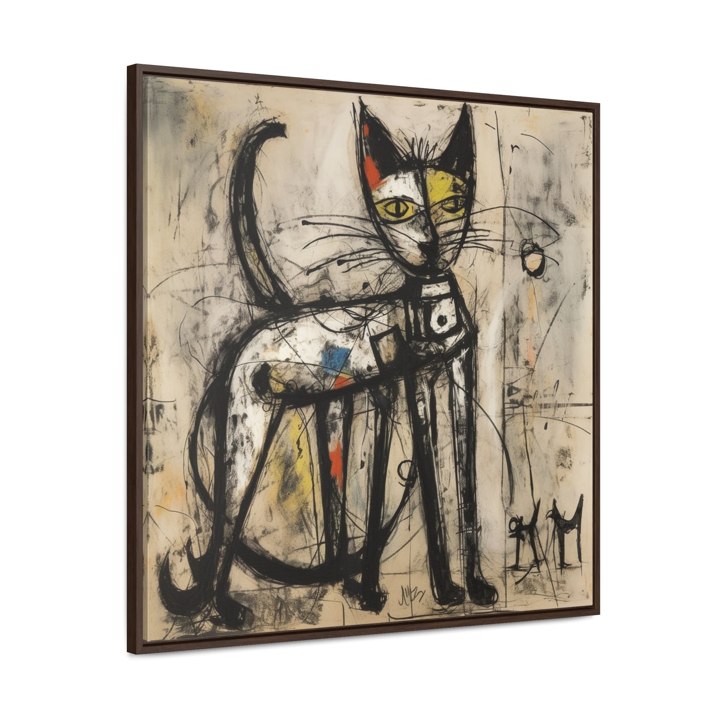 Cat 49, Gallery Canvas Wraps, Square Frame