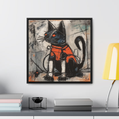 Cat 86, Gallery Canvas Wraps, Square Frame