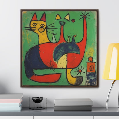 Cat 133, Gallery Canvas Wraps, Square Frame