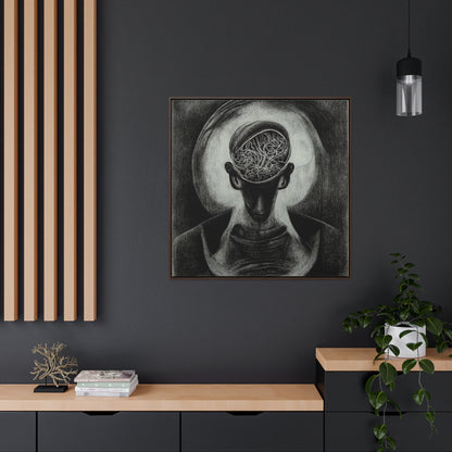 Brain, Valentinii, Gallery Canvas Wraps, Square Frame