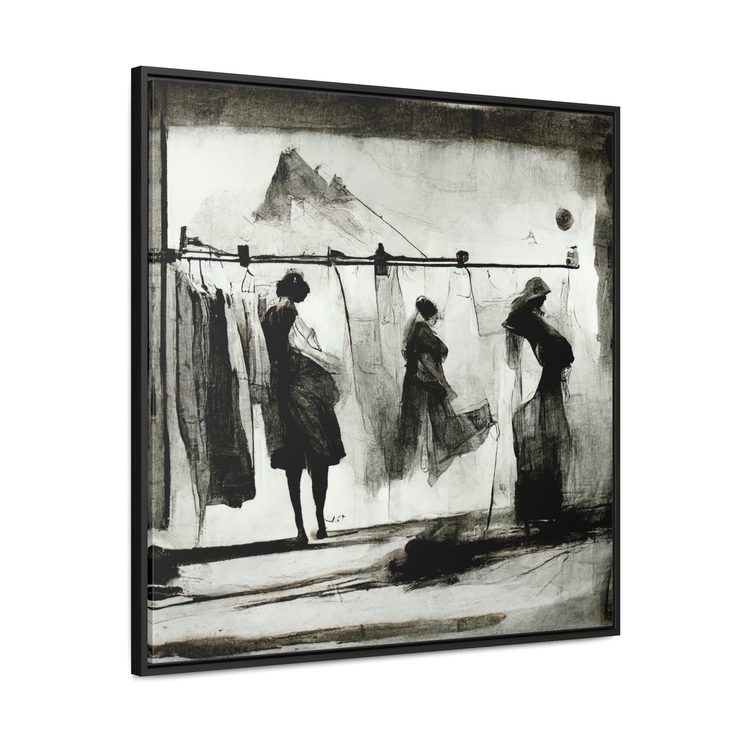 Domestic Memories 1, Valentinii, Gallery Canvas Wraps, Square Frame